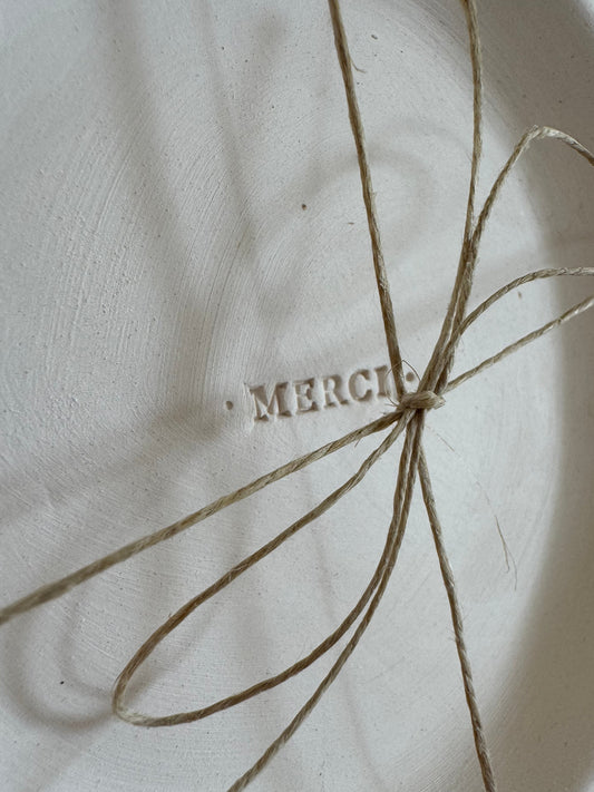 Coupelle en céramique MERCI