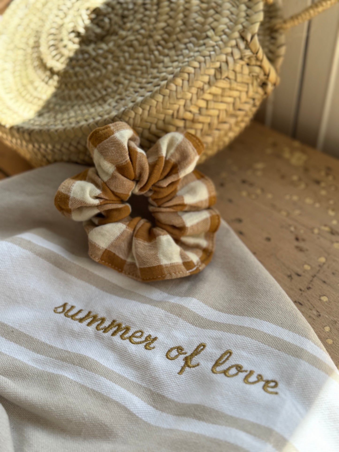 FOUTA classique - sable - personnalisée