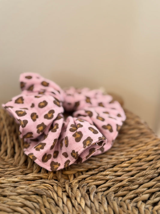 Chouchou - mini léopard candy pink