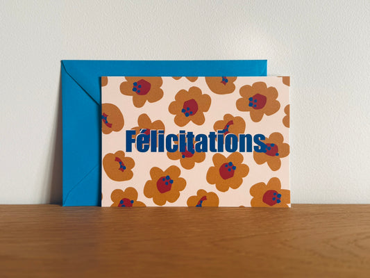 Carte FÉLICITATIONS