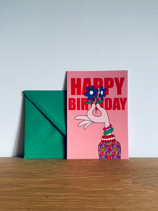 Carte HAPPY BIRTHDAY