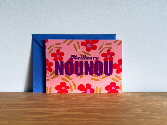 Carte MEILLEURE NOUNOU