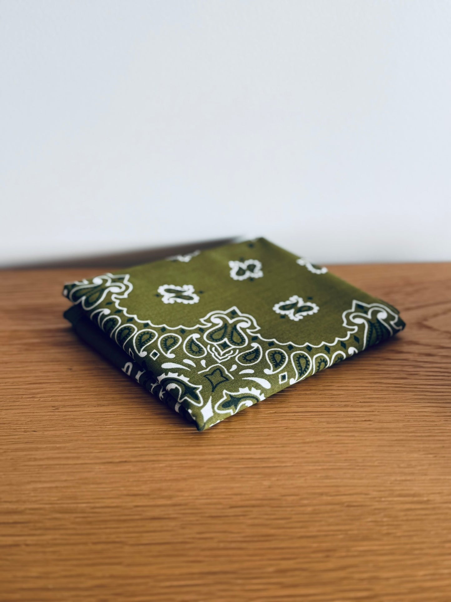 Bandana kaki olive - personnalisé
