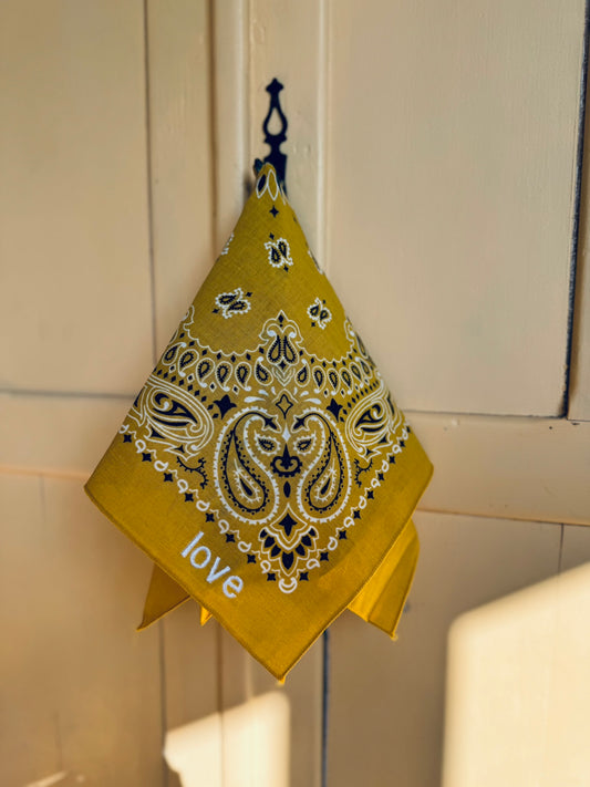 Bandana bouton d'or LOVE