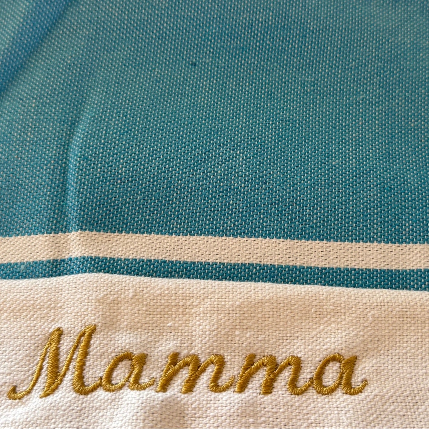 FOUTA classique - bleu glacial - personnalisable