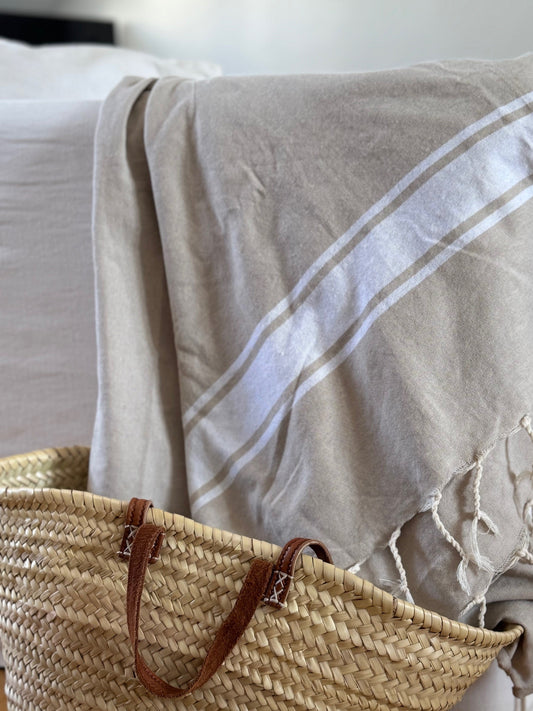 FOUTA classique xxl - sable