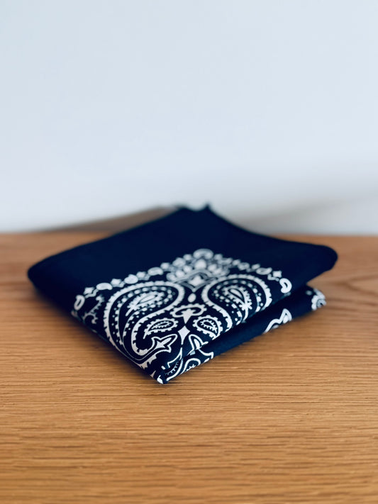 Bandana bleu marine - personnalisé